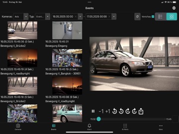 digivod VMS App iPad screenshot