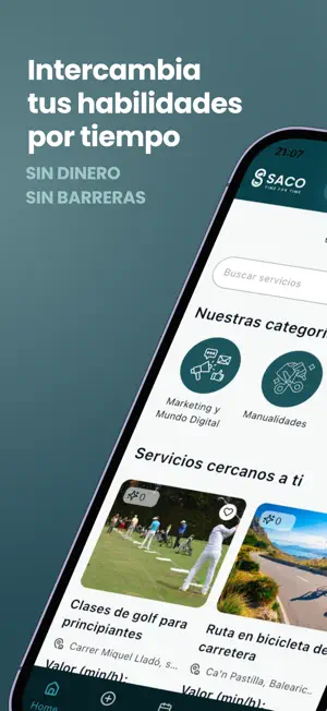 SACO APP – Trueque Digital screenshot 1