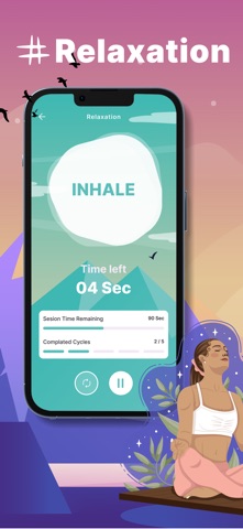 Breatha - breathe to relax screenshot