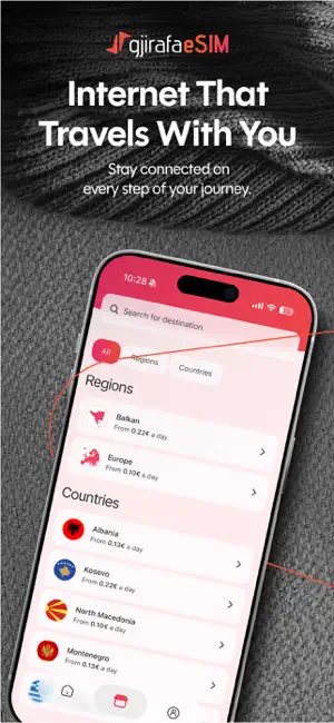 Gjirafa eSIM: Travel Data SIM screenshot 1