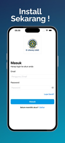 E-Library UAD iPhone screenshot 1