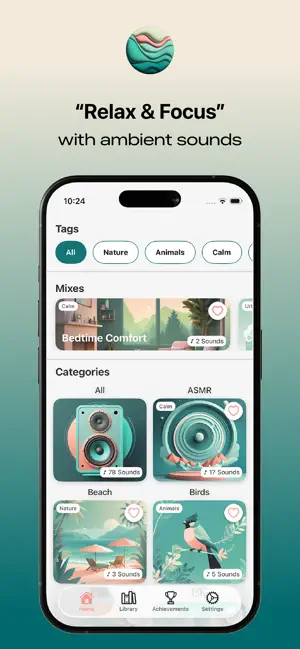 Nava: Ambient & Sleep Sounds screenshot 1