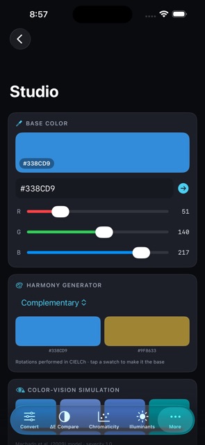 Tristimulus: Color Lab screenshot 5