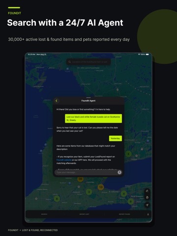 FoundIt: Find Lost Pet & Item iPad screenshot