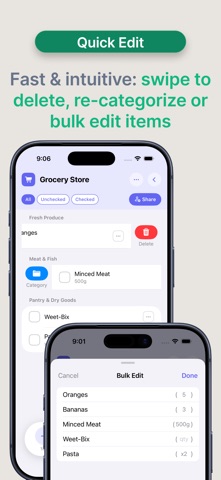 QwkList: Grocery List Maker screenshot