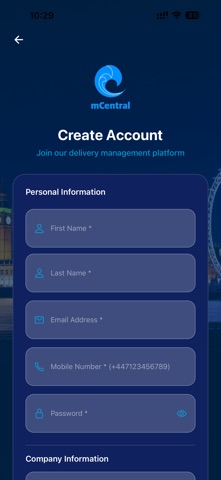 mCentral screenshot