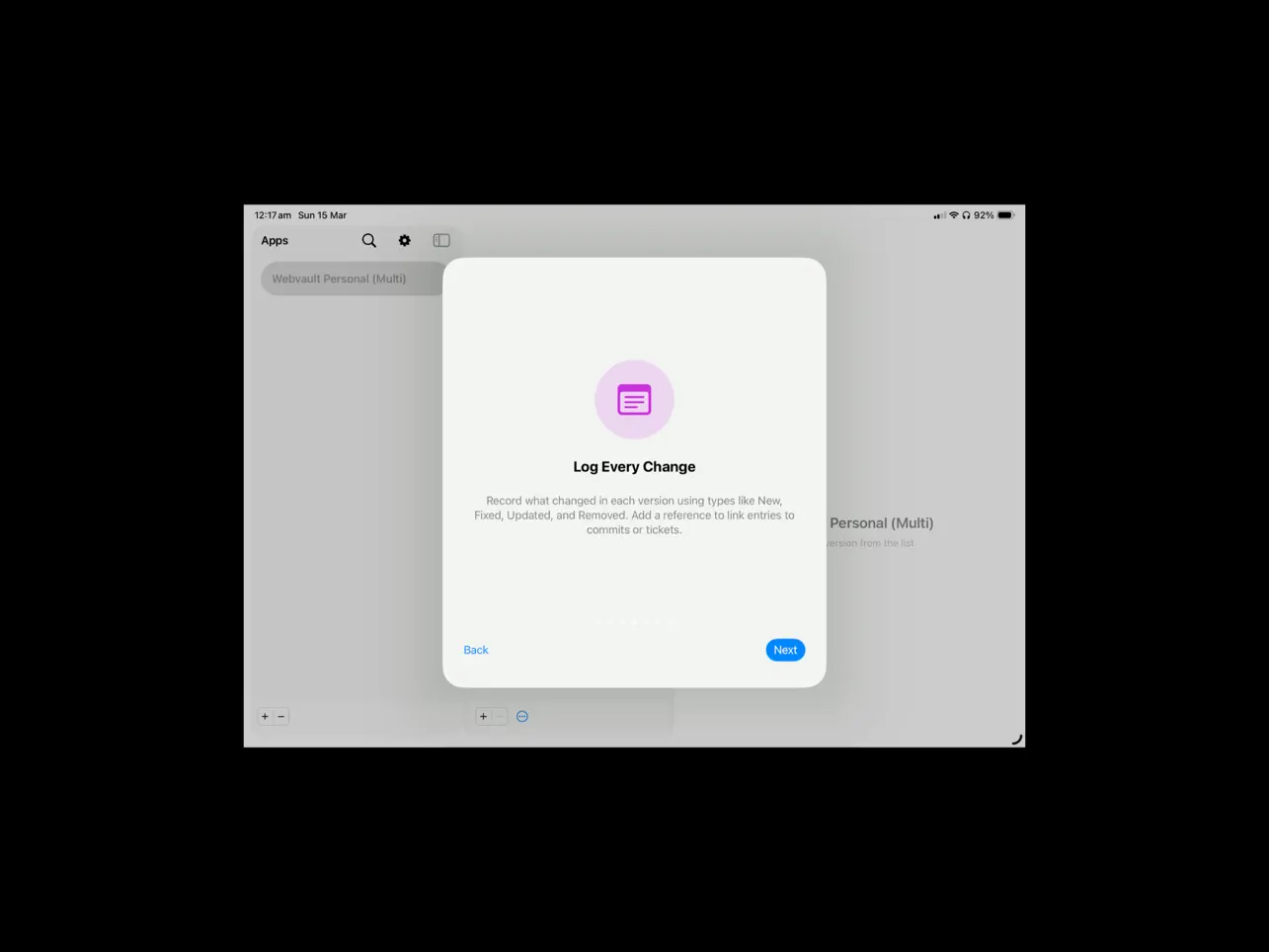 #4. Release Version Tracker (iOS) Podle: Alphaworks