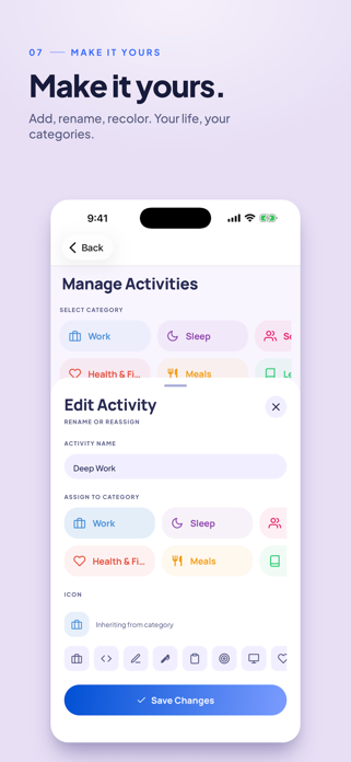 Horae — Daily Time Tracking Screenshot 7 of 8