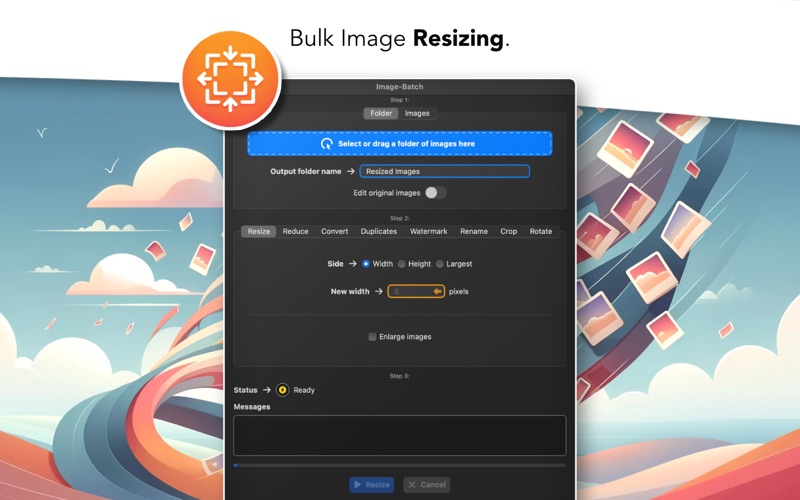 Image-Batch app screenshot