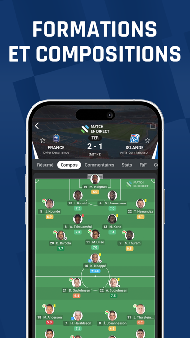 Match en Direct - Live Score iPhone screenshot 6 - Sports app