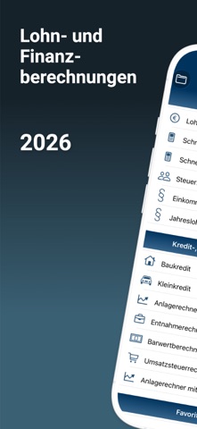 iLohn+Kredit Pro 2026 screenshot
