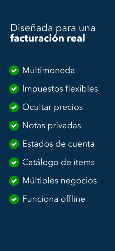 Invoice Maker - Facturas screenshot 8 of 10