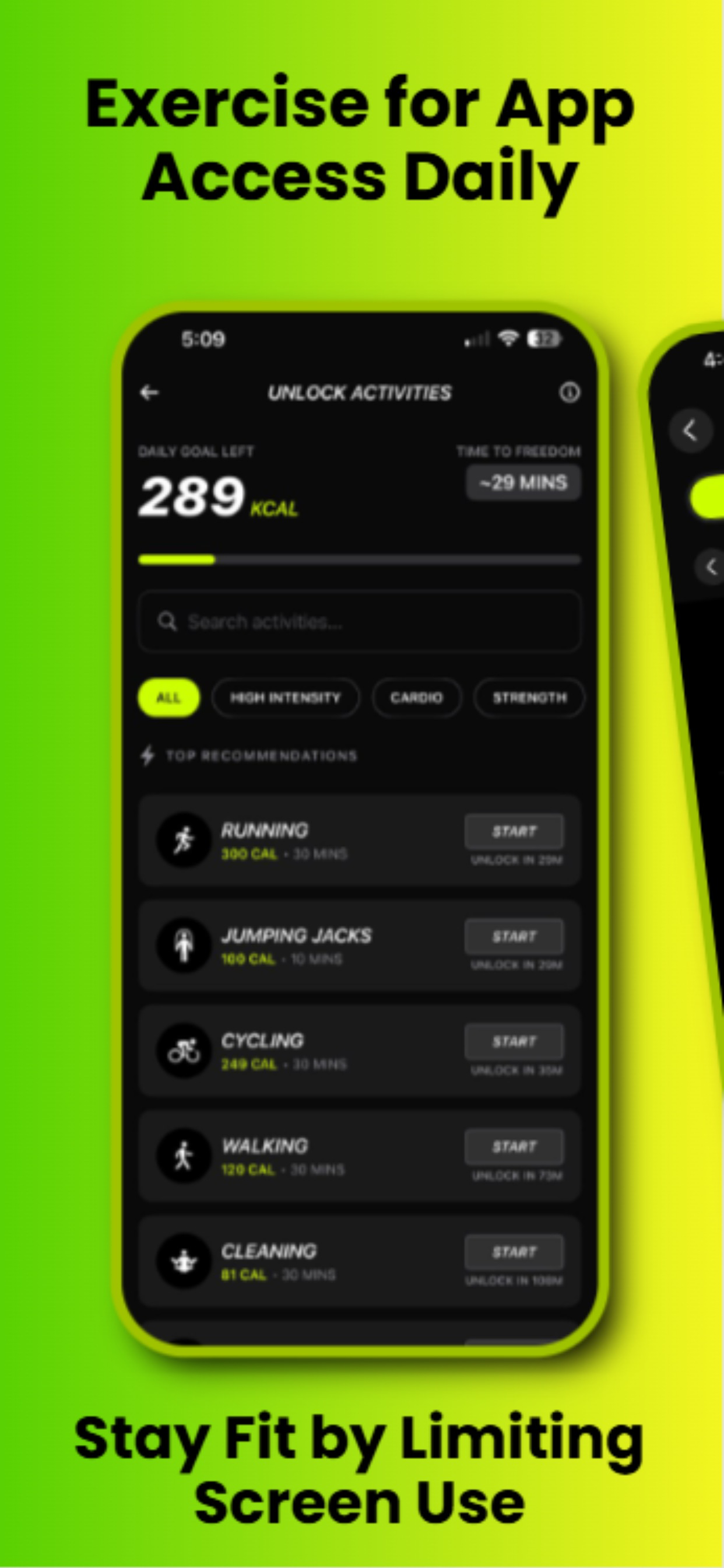 BurnScroll Screen Time Control