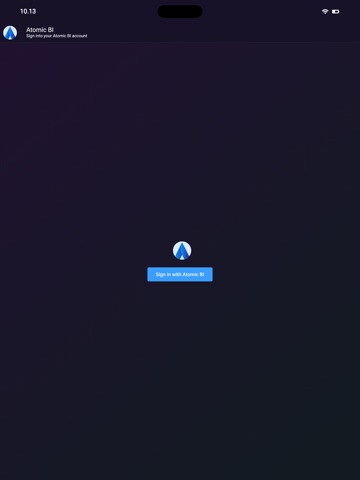 Atomic BI iPad screenshot
