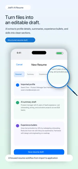 JobFit AI Resume screenshot 2