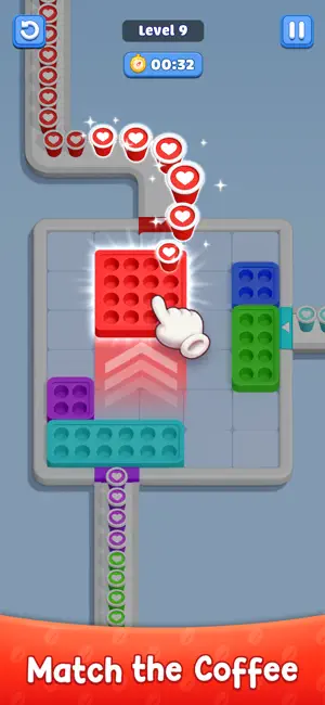 Coffee Master: Color Block screenshot 1