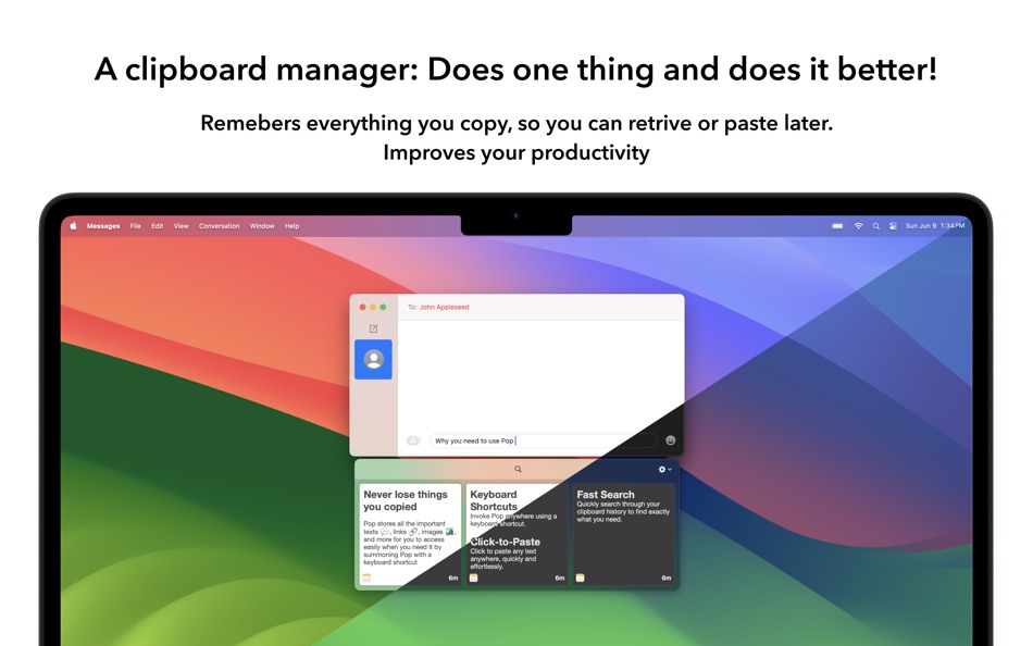 #2. Pop - Copy & Paste Faster (macOS) 게시자: Guru Sidharth Govindaraju