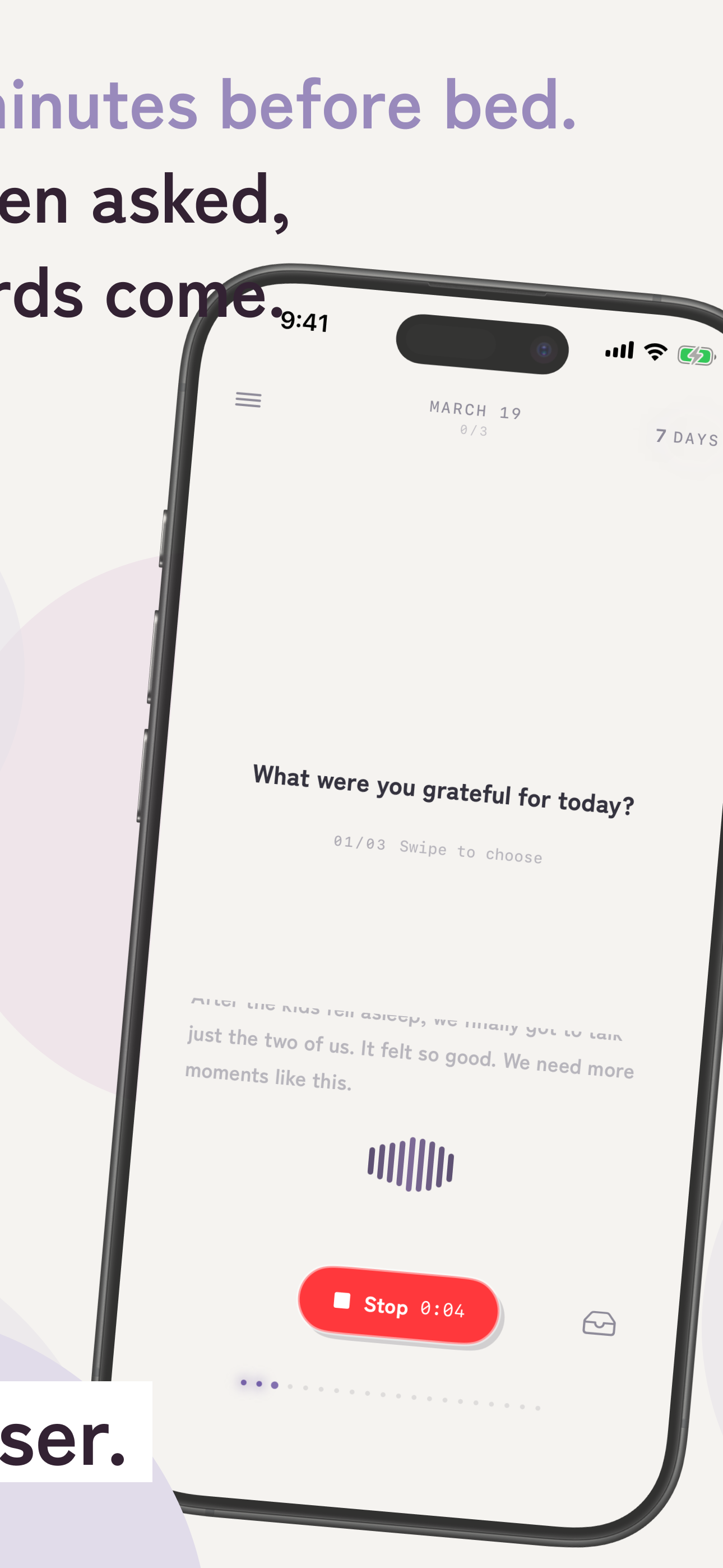 KOE: Voice Journal for Couples