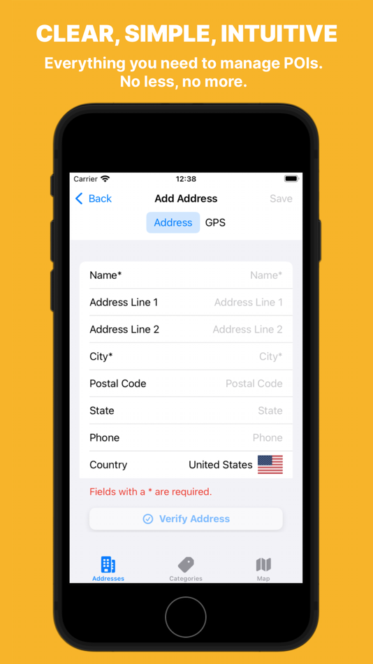 #2. Maps Address Book (iOS) By: Clever Thinking Software Inc.