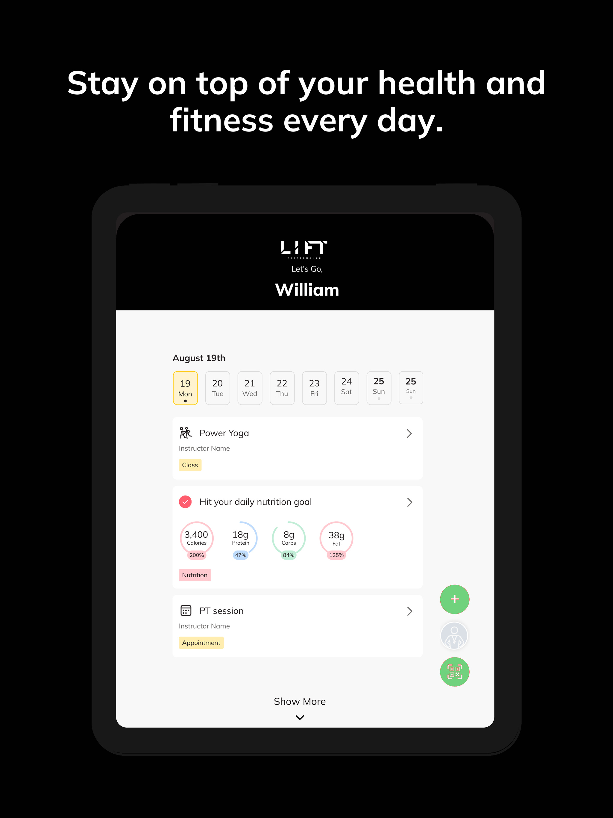 LIFT Performance screenshot 8