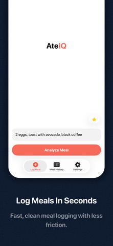 AteIQ: Calorie & Macro Tracker Screenshot 1 of 6