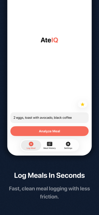 AteIQ: Calorie & Macro Tracker Screenshot 1 of 6