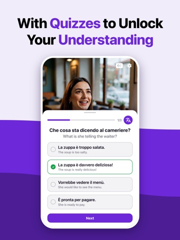 LangoVid - Language Learning iPad screenshot