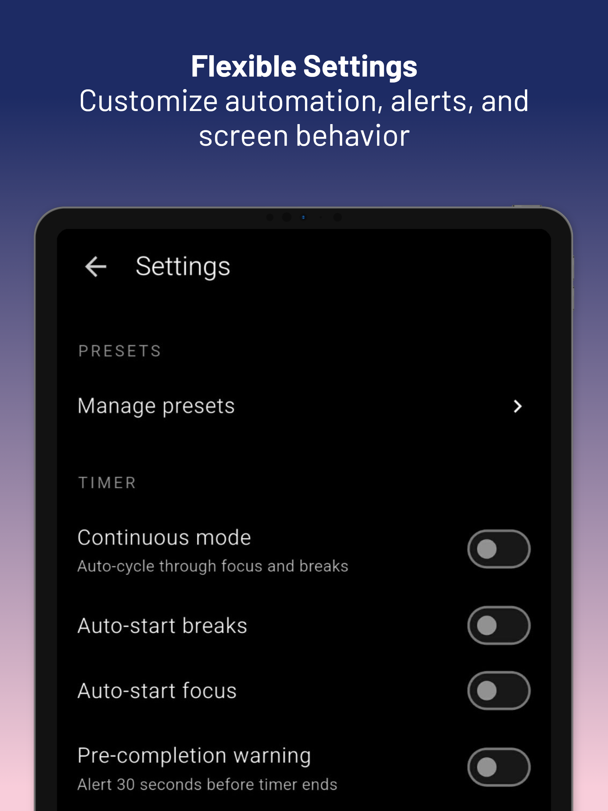 Pomodoro Timer: Tomer screenshot 12