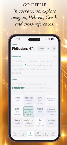 Trinity Bible: Read & Study iPhone screenshot