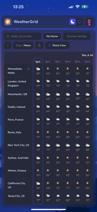 WeatherGrid Screenshot 2 of 7