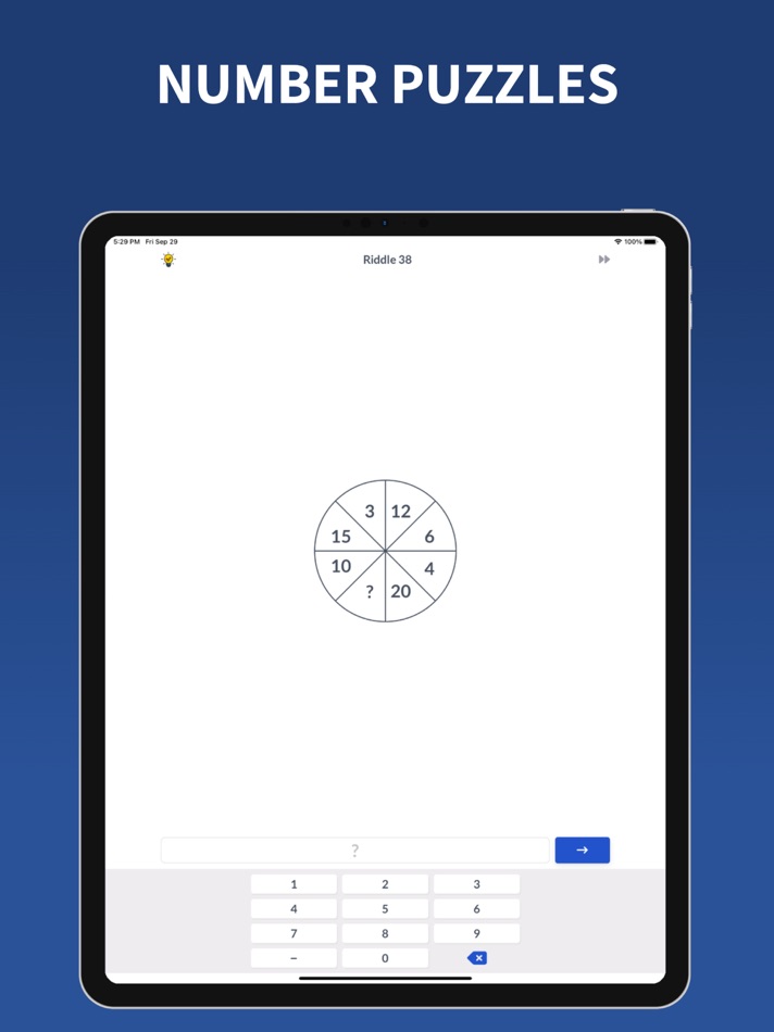 #5. Mental Math Practice & Riddles (iOS) 来自: Yesno Labs