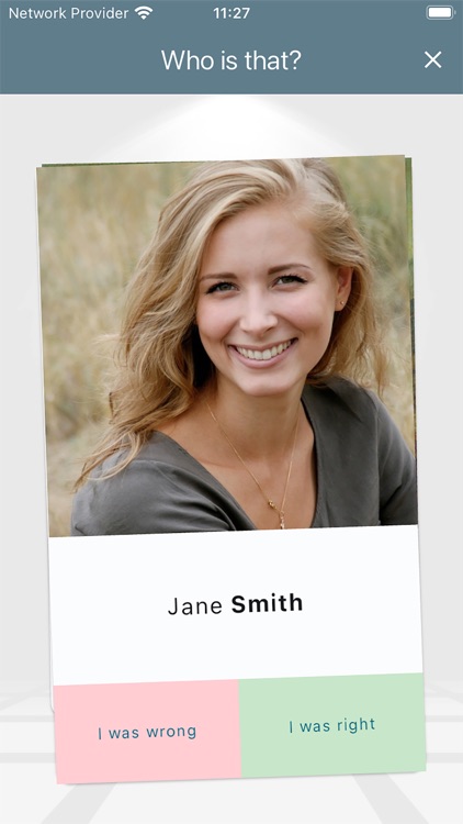 Remember Me - to learn names