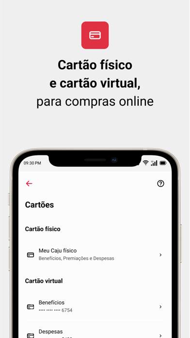 Caju - Benefícios por inteiro Screenshot