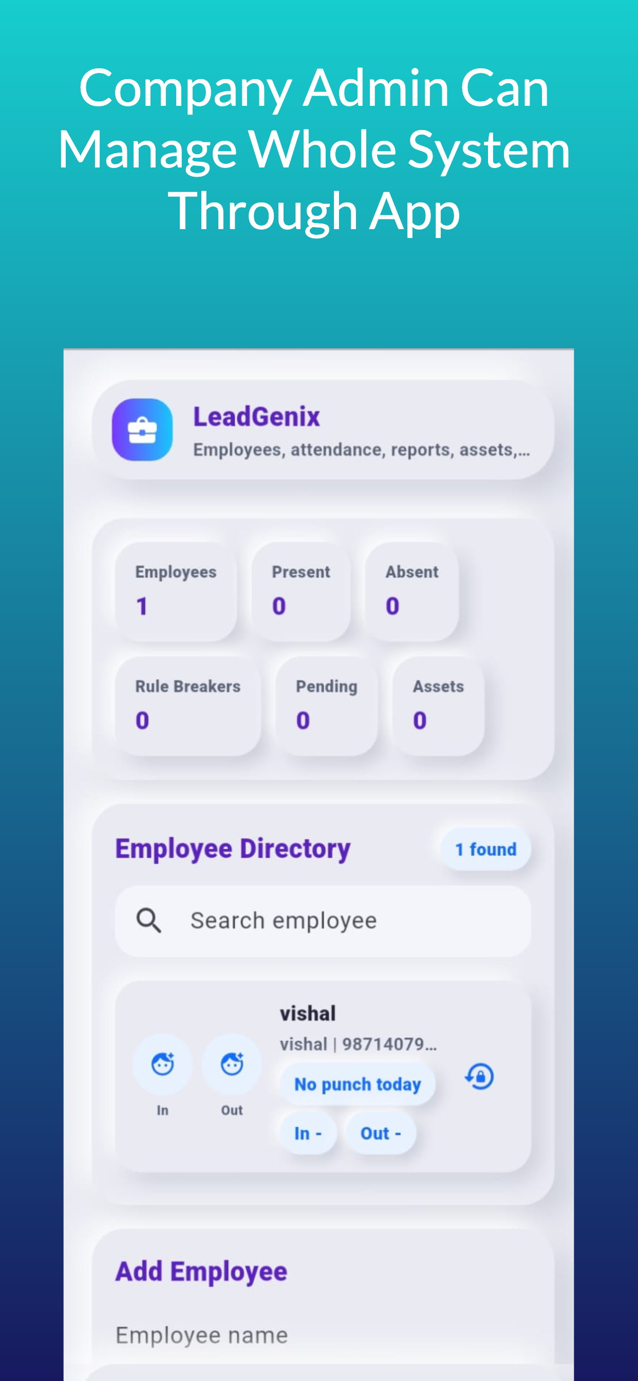 GenixHRM screenshot 4