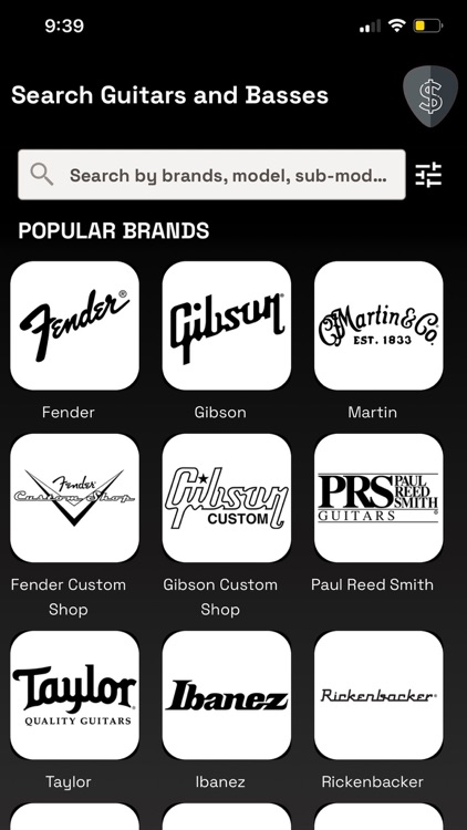 Mobile Guitar Price Guide