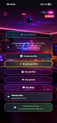 Anonimka - Nearby Dating iPhone screenshot