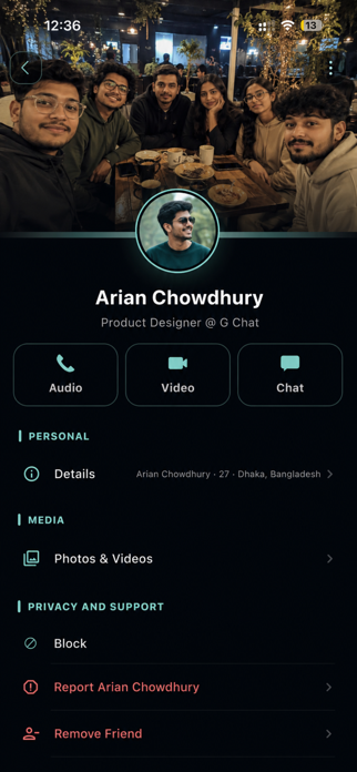 GChatApp Screenshot 1 of 6