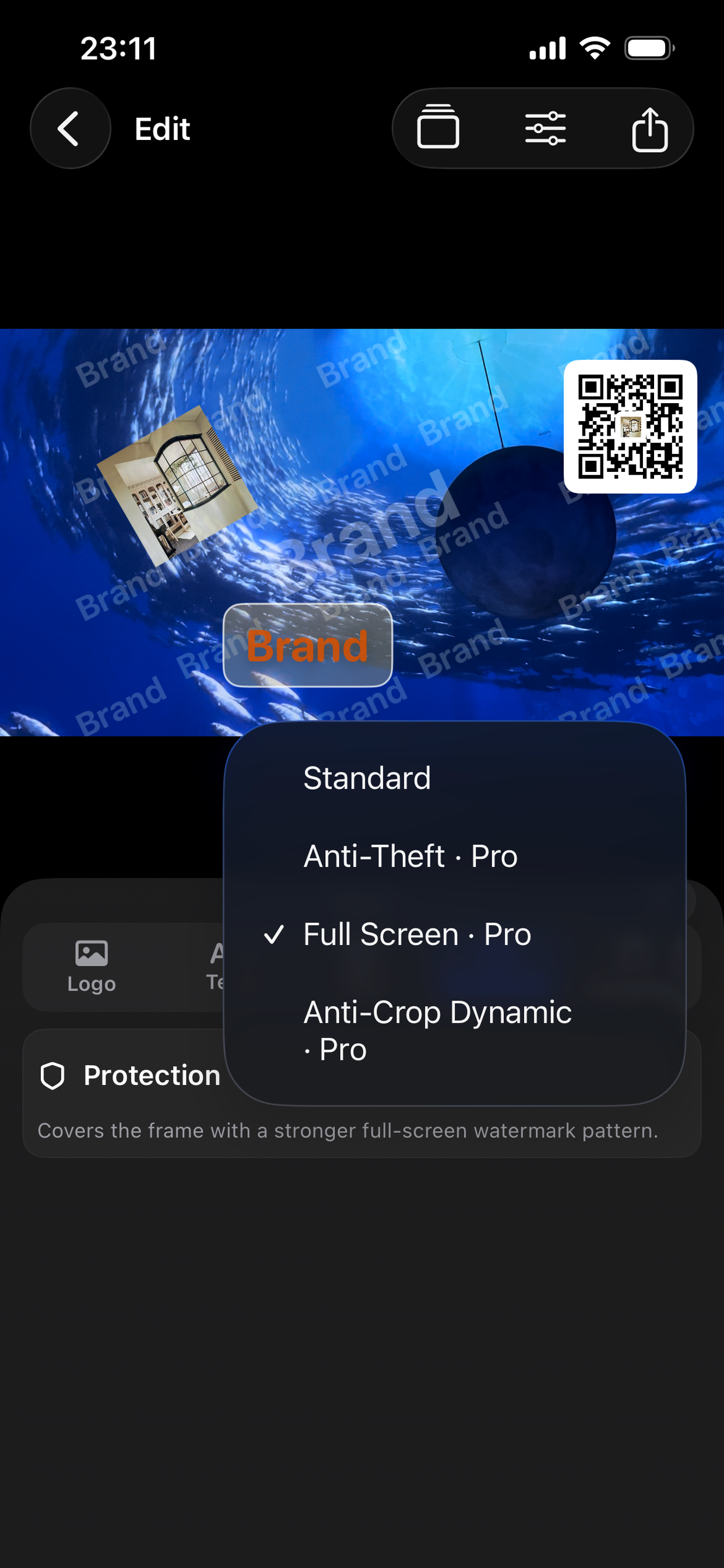 Brand Watermark-Protect Videos screenshot 5