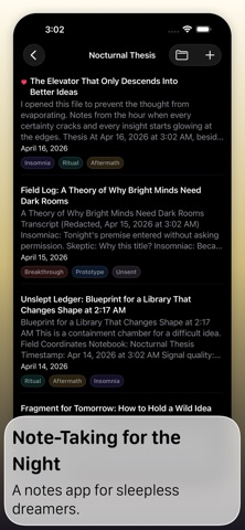 Nocturnum: Markdown Notes Screenshot 1 of 5