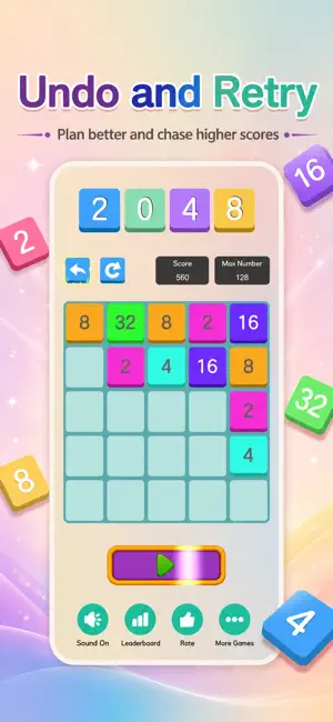 2048 Pro - classic number game screenshot 2