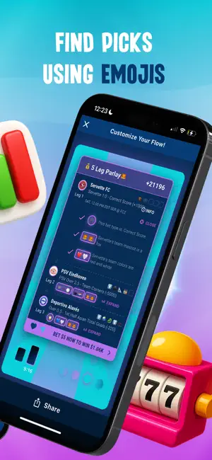 Betflow: fun sports data screenshot 3