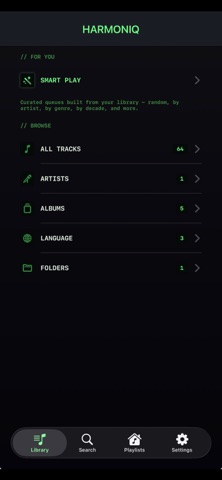 HarmonIQ Music Player Screenshot 3 of 9