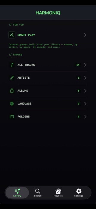 HarmonIQ Music Player Screenshot 3 of 9