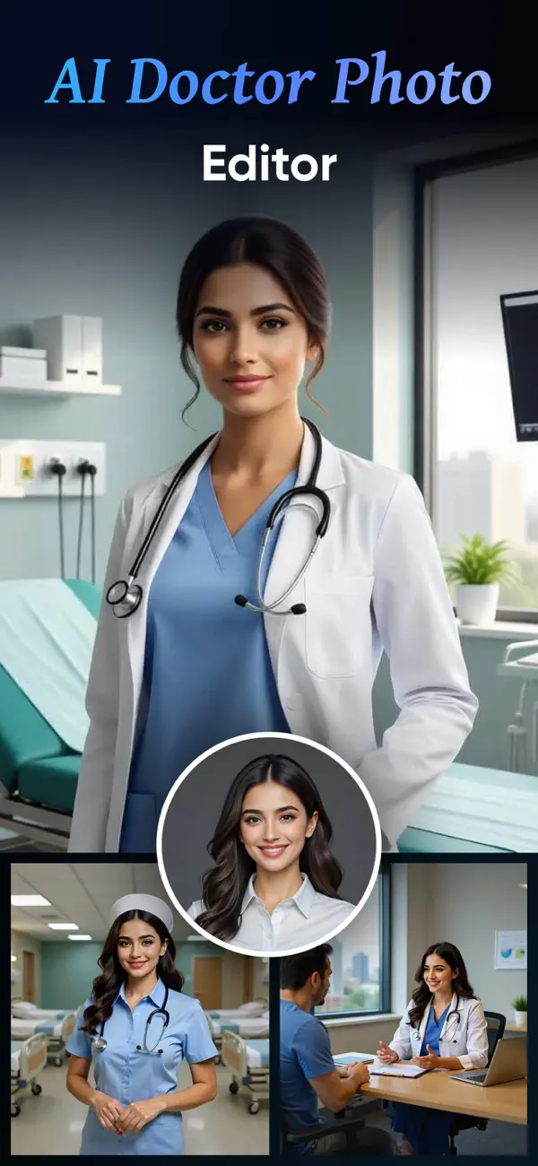 Screenshot #1 pour AI Doctor Suit Photo Montage