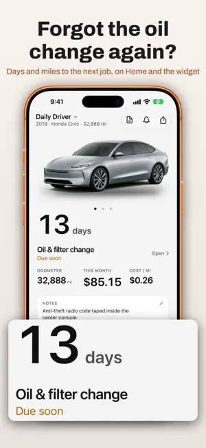 SteerLog: Car Maintenance Log screenshot 2