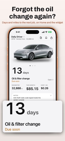 SteerLog: Car Maintenance Log Screenshot 2 of 8