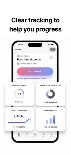 FormApp Workout Tracker Gym screenshot 1