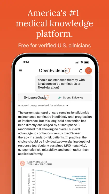 OpenEvidence screenshot 1 of 6