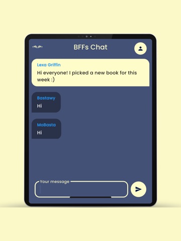 Book Society iPad screenshot