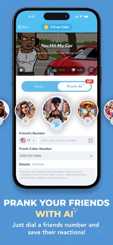 Prank Caller - Phone Dial App iPhone screenshot